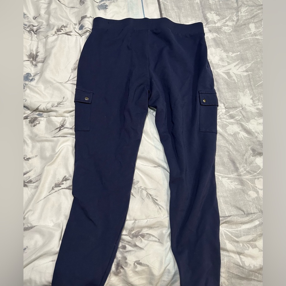 Torrid Cargo Navy Leggings